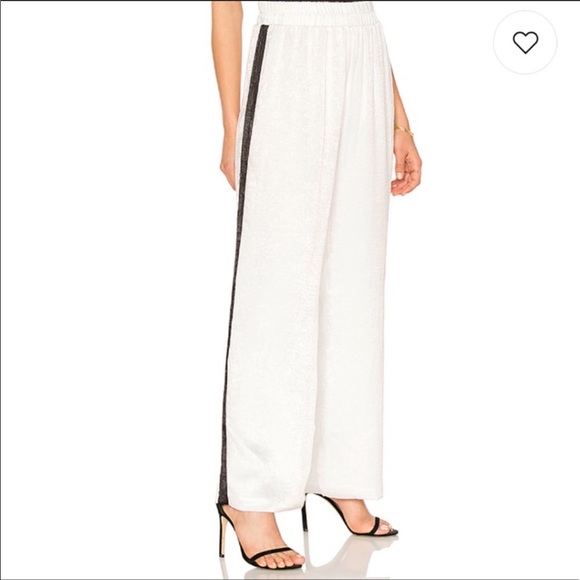 NWT Donna Mizanni Charlie Track Pant- White - Picture 4 of 6